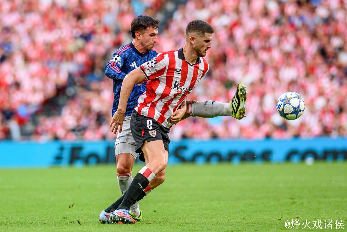 欧冠-马丁内利联手特罗萨德破门 阿森纳2-0完胜毕尔巴鄂竞技